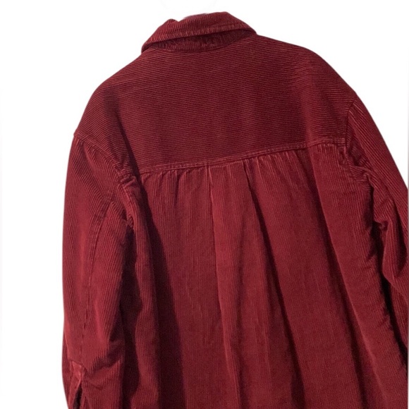 🔥Bershka Women's Burgundy Jacket 🧥 - Picture 9 of 10